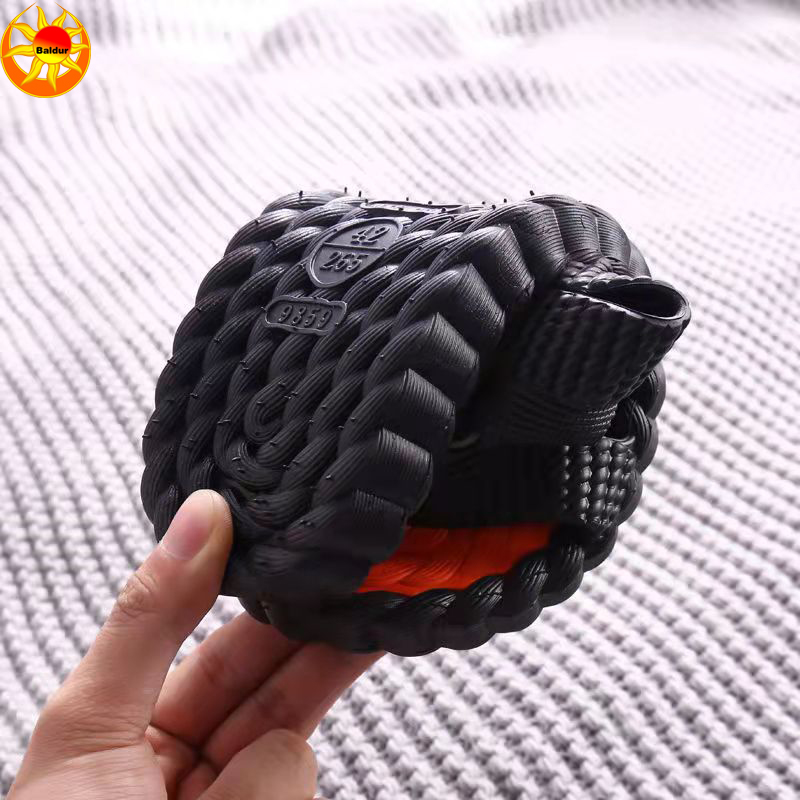 Men's shoes women's bathroom bath non-slip wear-resistant soft bottom slippers thick soled couple sandals  open shoes Buy one size bigger than usual soft slippers