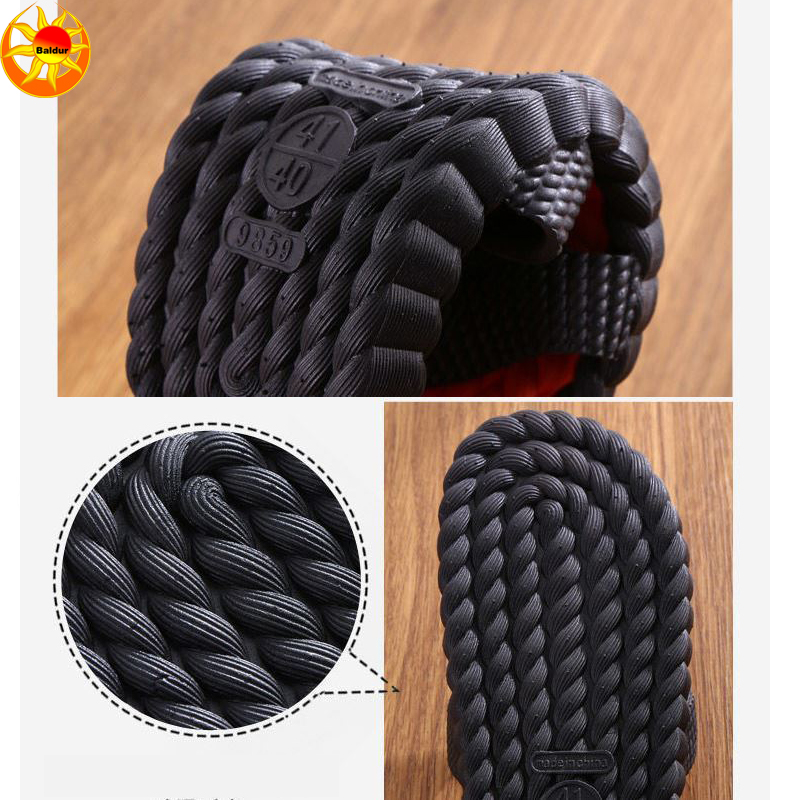 Men's shoes women's bathroom bath non-slip wear-resistant soft bottom slippers thick soled couple sandals  open shoes Buy one size bigger than usual soft slippers