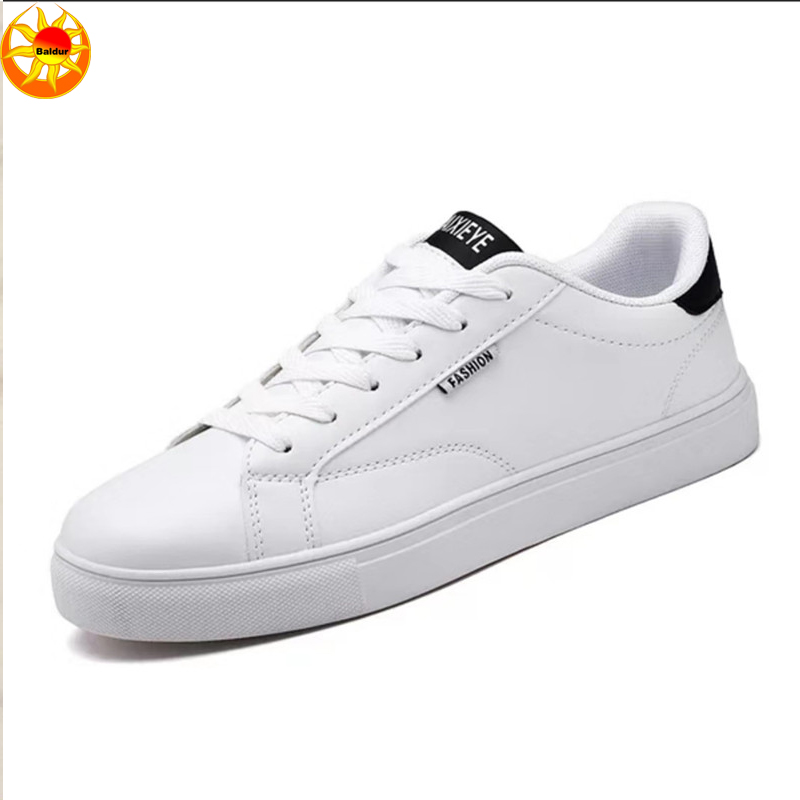 Men’s White Shoes women’s Breathable Rubber Low Upper Sport Shoes  casual Sneaker women’s  PU leather shoes boys Fashion Sneaker Classic lace-up sneakers