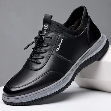 Men's artificial leather shoes Business casual shoes outdoor sports ...