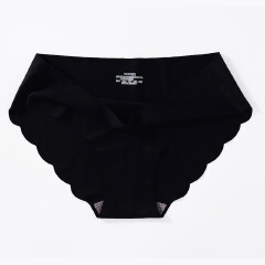 Baldur 5PC colors random women's seamless ice silk panties quick drying underwear ladies cotton crotch comfy invisible briefs soft thin light briefs students lingerie