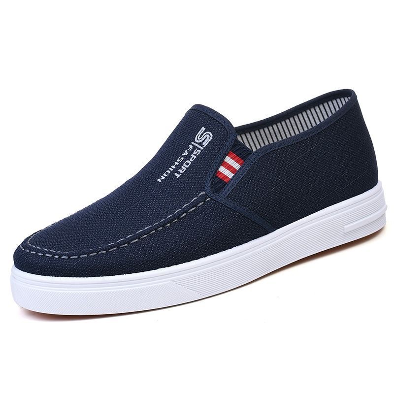 Size 41-45 men's canvas shoes  rubber sole non-slip sports shoes running shoes dad work shoes breathable cloth shoes boy's athletics shoe casual shoes