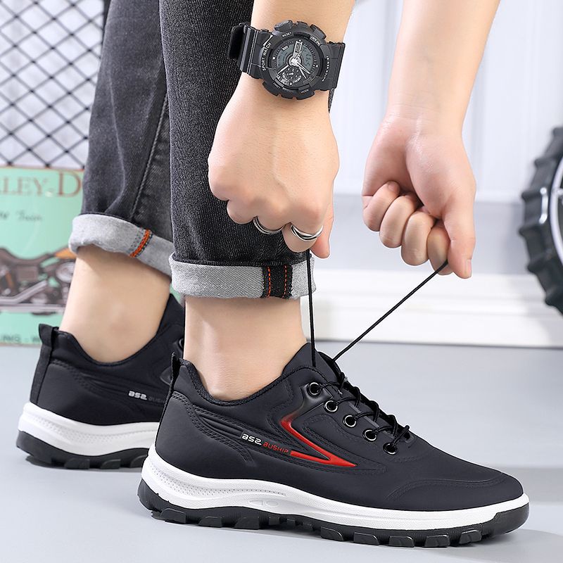 New arrivals men's athletics shoe driving shoes Dad's non-slip work shoes boy's walking shoes breathable casual shoes students running shoes comfortable sneakers