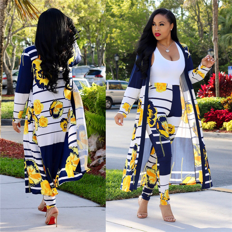 2023 Coats Trousers  Print Elastic Baggy Pants Famous Suit For Lady/women coat and leggings 2pcs/se