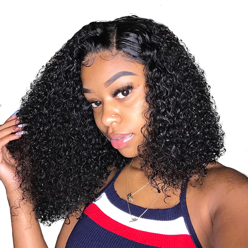 Wigs Curly  Front Wigs For Women Kinky Curly Lace Front Wig 360 Lace Frontal Wigs Curly Human Hair