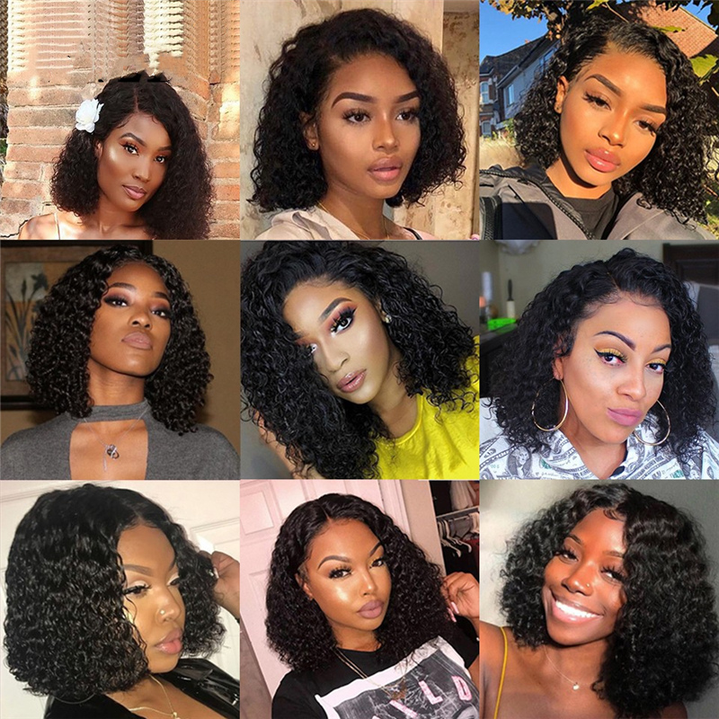 Wigs Curly  Front Wigs For Women Kinky Curly Lace Front Wig 360 Lace Frontal Wigs Curly Human Hair