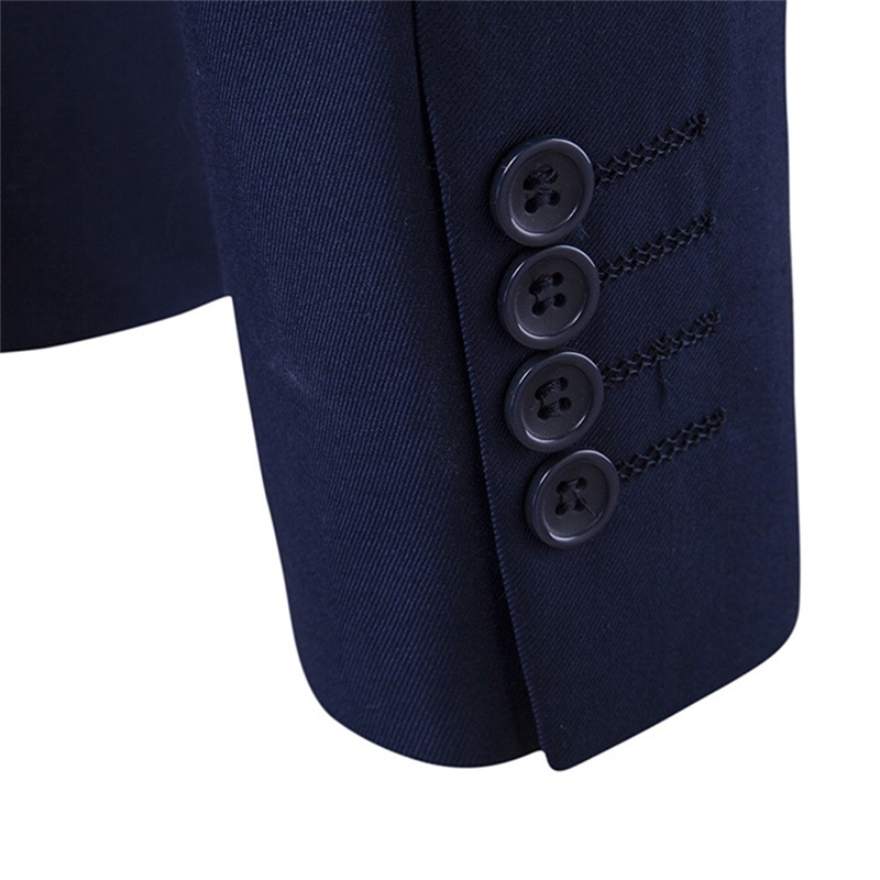 Suits Fashion Men Jackets Slim 3 Pieces Suit Blazer Business Wedding Party Pants Plus Size Suits Set Men's suits