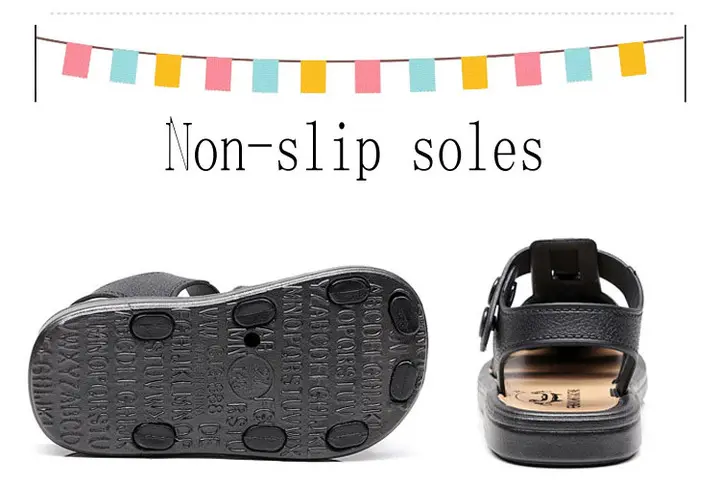 Baby shoes 2019 new summer sandals Baotou baby toddler anti-slip breathable baby beach shoes