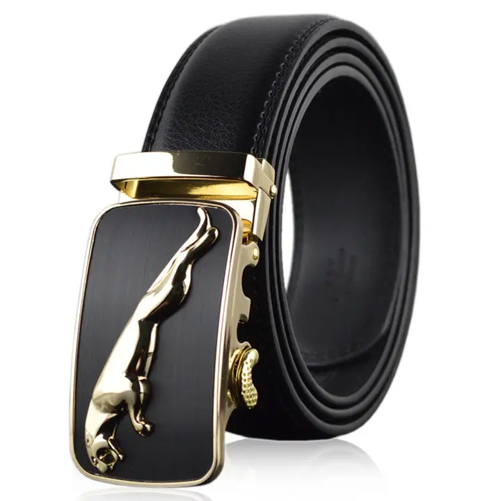 Automatic belt buckleLeather and cowhide belts for menLeisure business belt