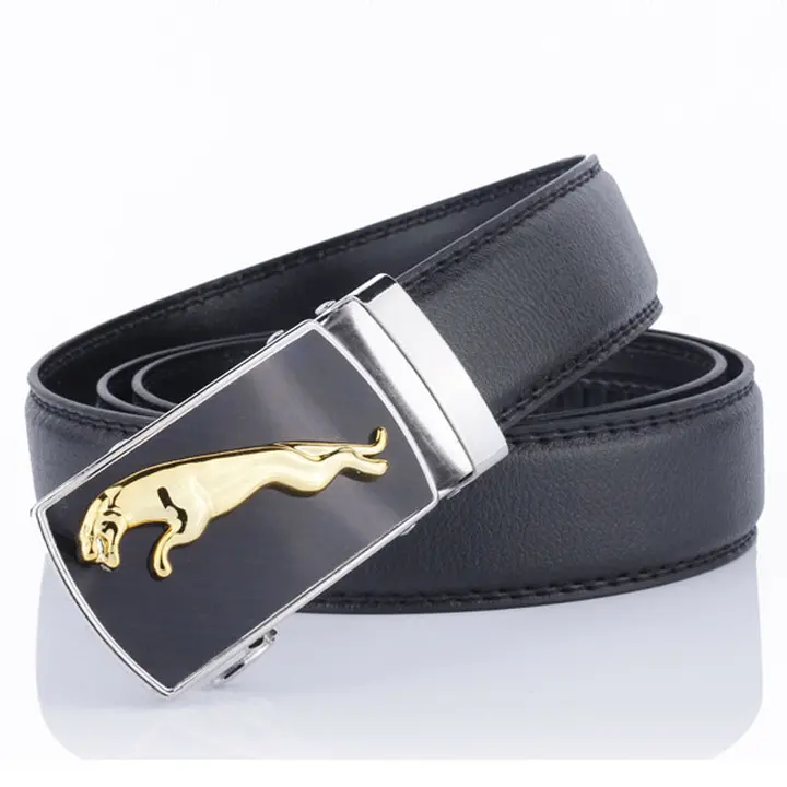 Automatic belt buckleLeather and cowhide belts for menLeisure business belt