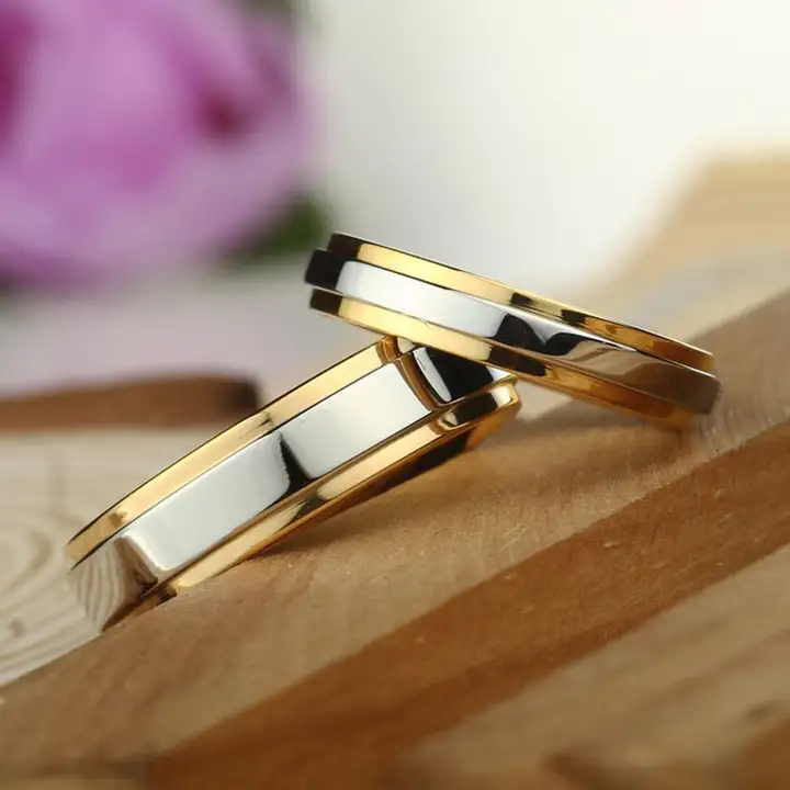 Simple 316 titanium steel ring A wedding ring Suitable for men and women (one only)