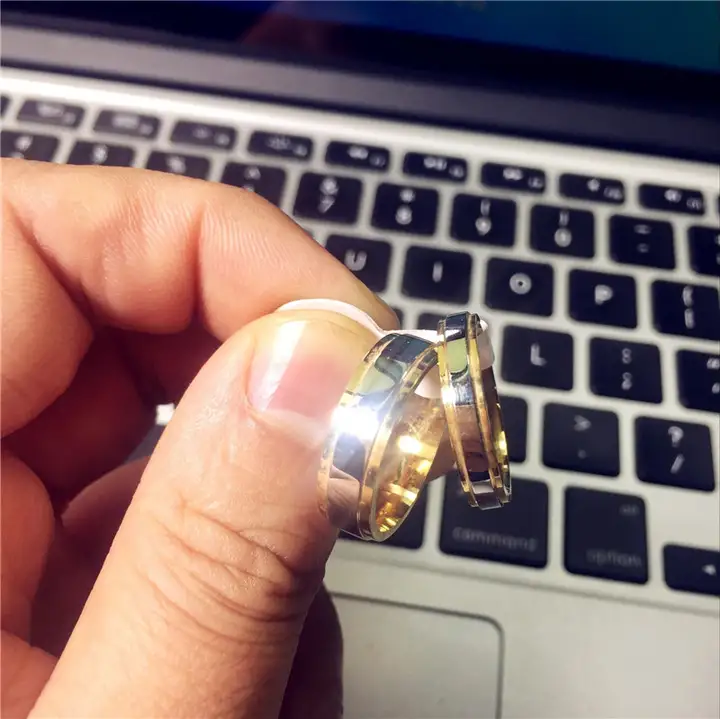 Simple 316 titanium steel ring A wedding ring Suitable for men and women (one only)