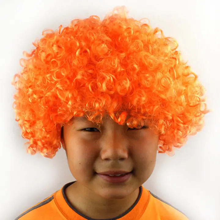 Costume props Halloween Christmas headdress The afro clown dressed in a fan wig