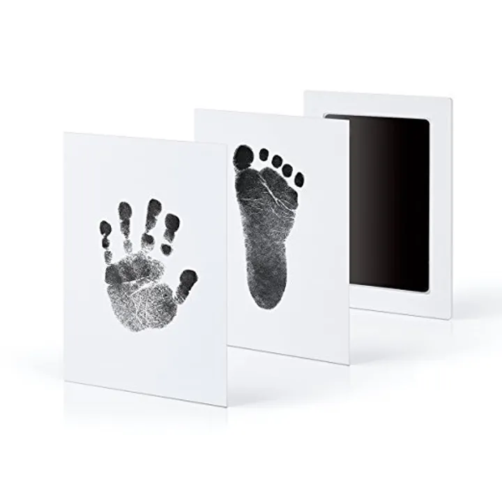 Baby Footprints Handprint Inkless Ink Pads Kits for 0-6 Months Newborn  Paw  Pet Dog Prints Souvenir