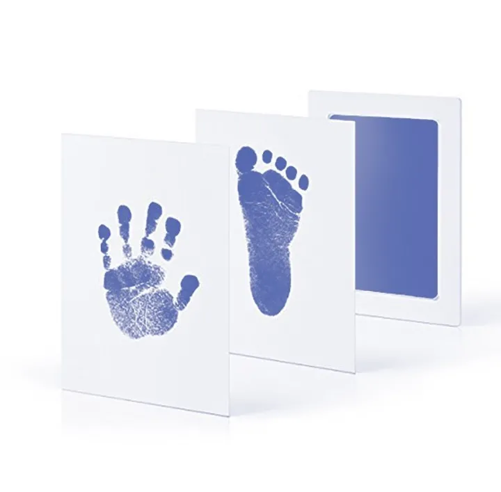 Baby Footprints Handprint Inkless Ink Pads Kits for 0-6 Months Newborn  Paw  Pet Dog Prints Souvenir