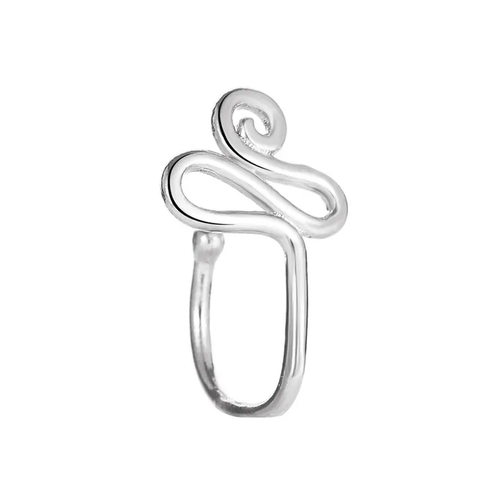 Non Piercing Gold Nose Cuff African Fake Nose Ring Clip on Nose Ring for Women Men