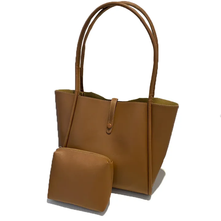 Fashion Women's Large Waterproof PU Leather Handbag Shoulder Bag Purse Card Holder Tote,Business Handbag Satchel Purse 2pcs Set