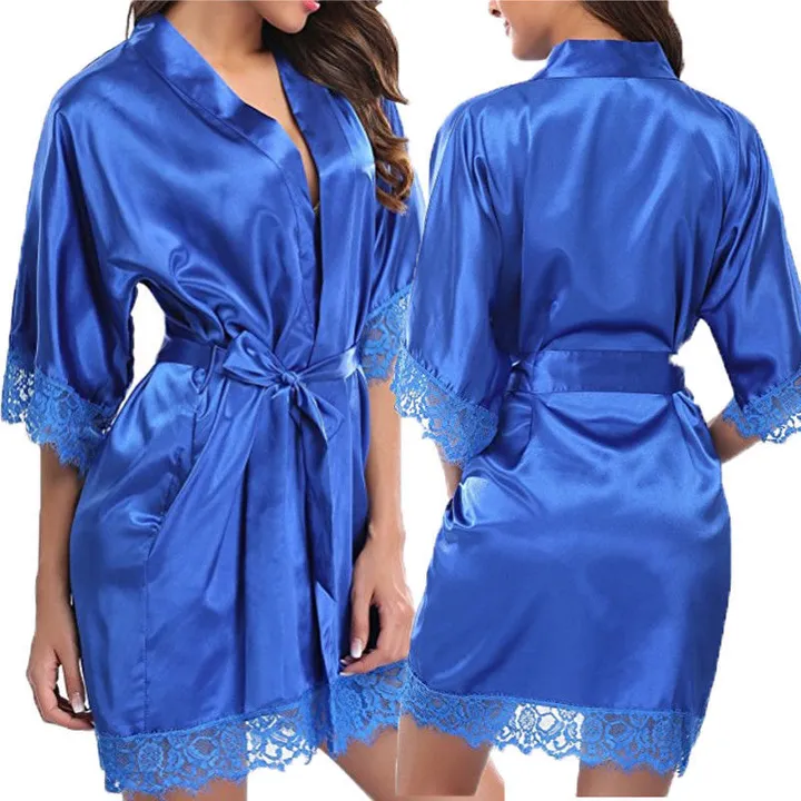 Sexy Nightdress, Sexy Lingerie Imitation Ice Silk plus  Size  Nightdress Women Skirt Ladies underwear