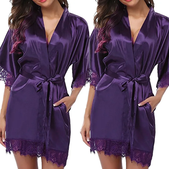 Sexy Nightdress, Sexy Lingerie Imitation Ice Silk plus  Size  Nightdress Women Skirt Ladies underwear