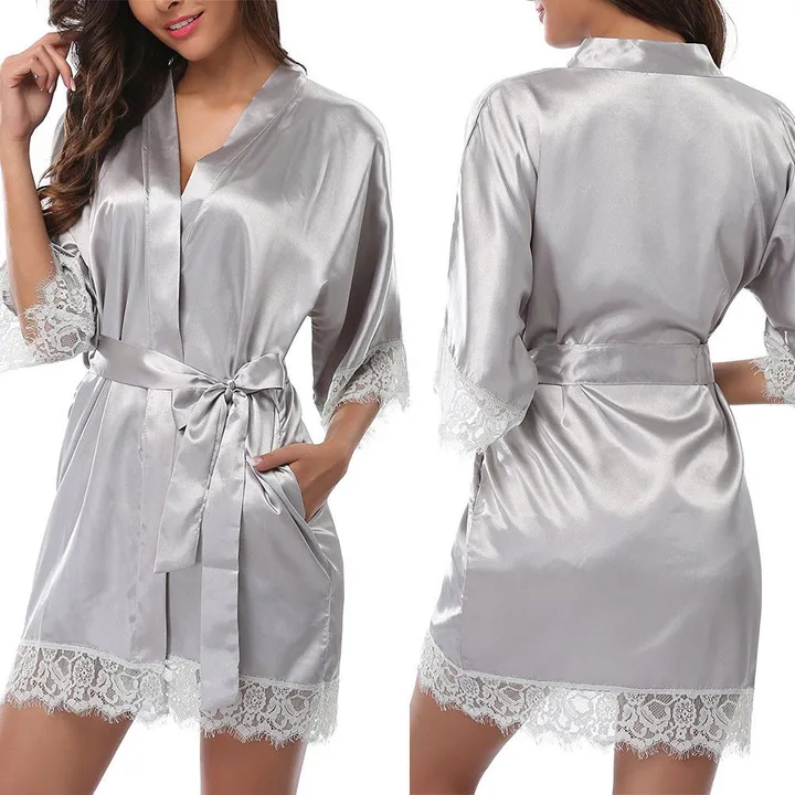 Sexy Nightdress, Sexy Lingerie Imitation Ice Silk plus  Size  Nightdress Women Skirt Ladies underwear