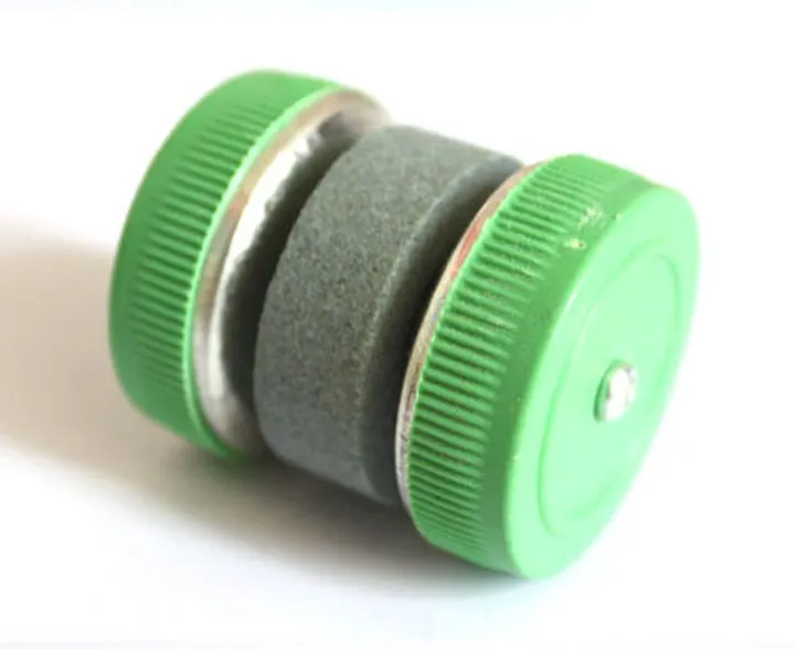 Kitchen Sharpening Stone Grinder Knives Kitchen Accessories  Knife Circular Sharpener Green Red
