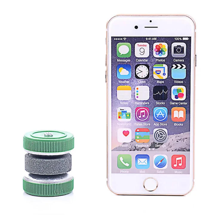 Kitchen Sharpening Stone Grinder Knives Kitchen Accessories  Knife Circular Sharpener Green Red