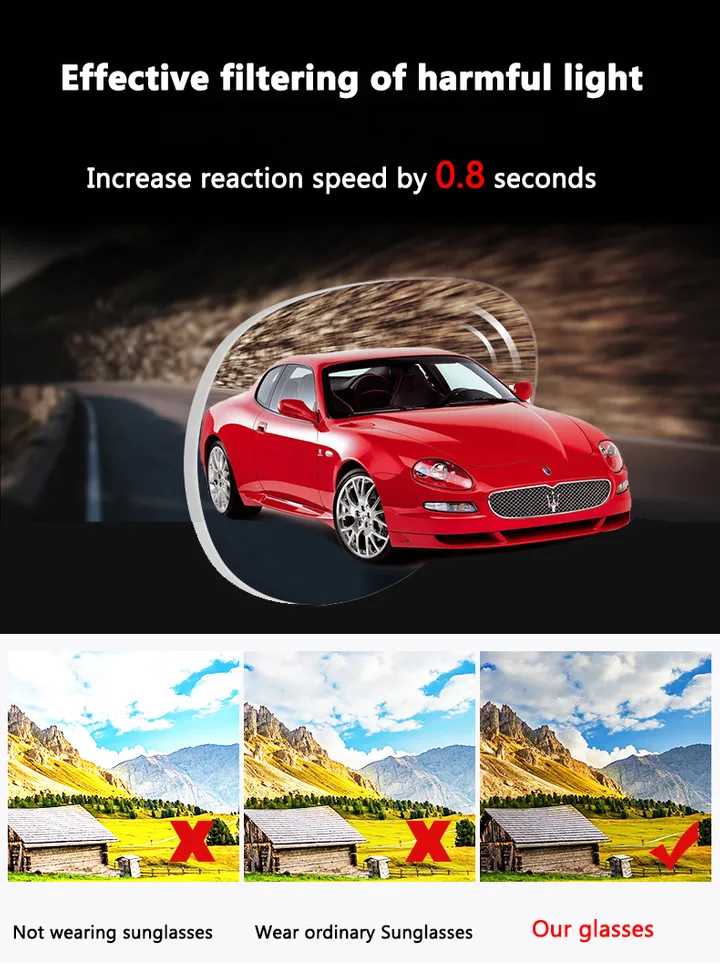 1Pcs Car Driving Sunglasses Round Metal Sun Glasses Men Women Fashion Glasses Motorcycle Driver Goggles Fishing Glasses Camping Hiking Eyewear Sport Sunglasses  Outdoor UV Protection Beach Glasses