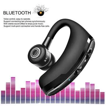 V9 Wireless Tws Earphone Business Bluetooth Headset Power Digital Display  5.1 Sports Hanging Ear Touch Headphone Waterproof S20 - Earphones &  Headphones 