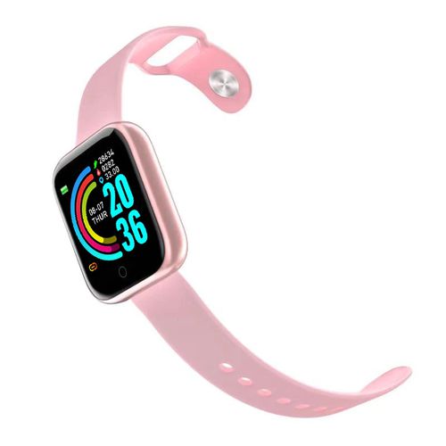 D20 Smart Watch Fitness Tracker pink
