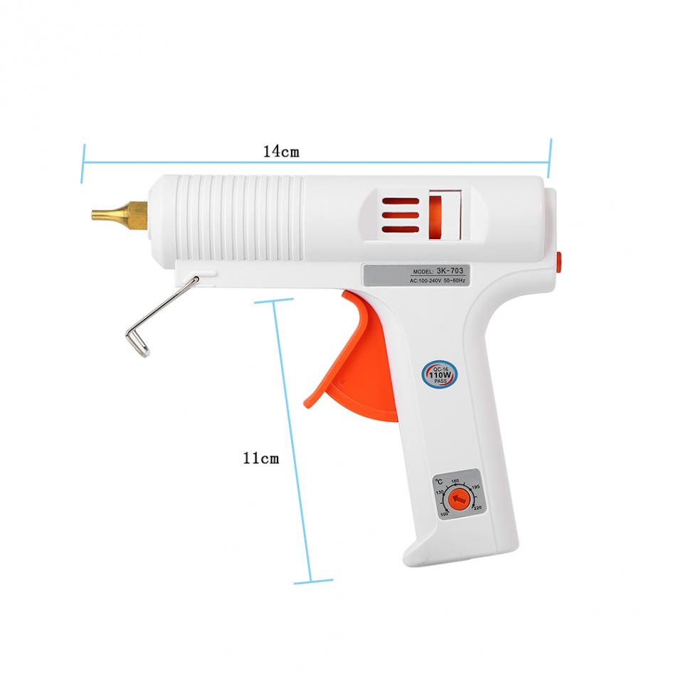 LOONFUNG  Hot Melt Glue Gun Adjustable Constant Temperature Heater 110W Muzzle Diameter 11mm