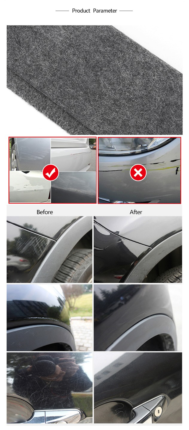 LOONFUNG Car Scratch Repair Cloth Nano Material Surface Rags Auto Light Scratches Remover 5PCS/LOT