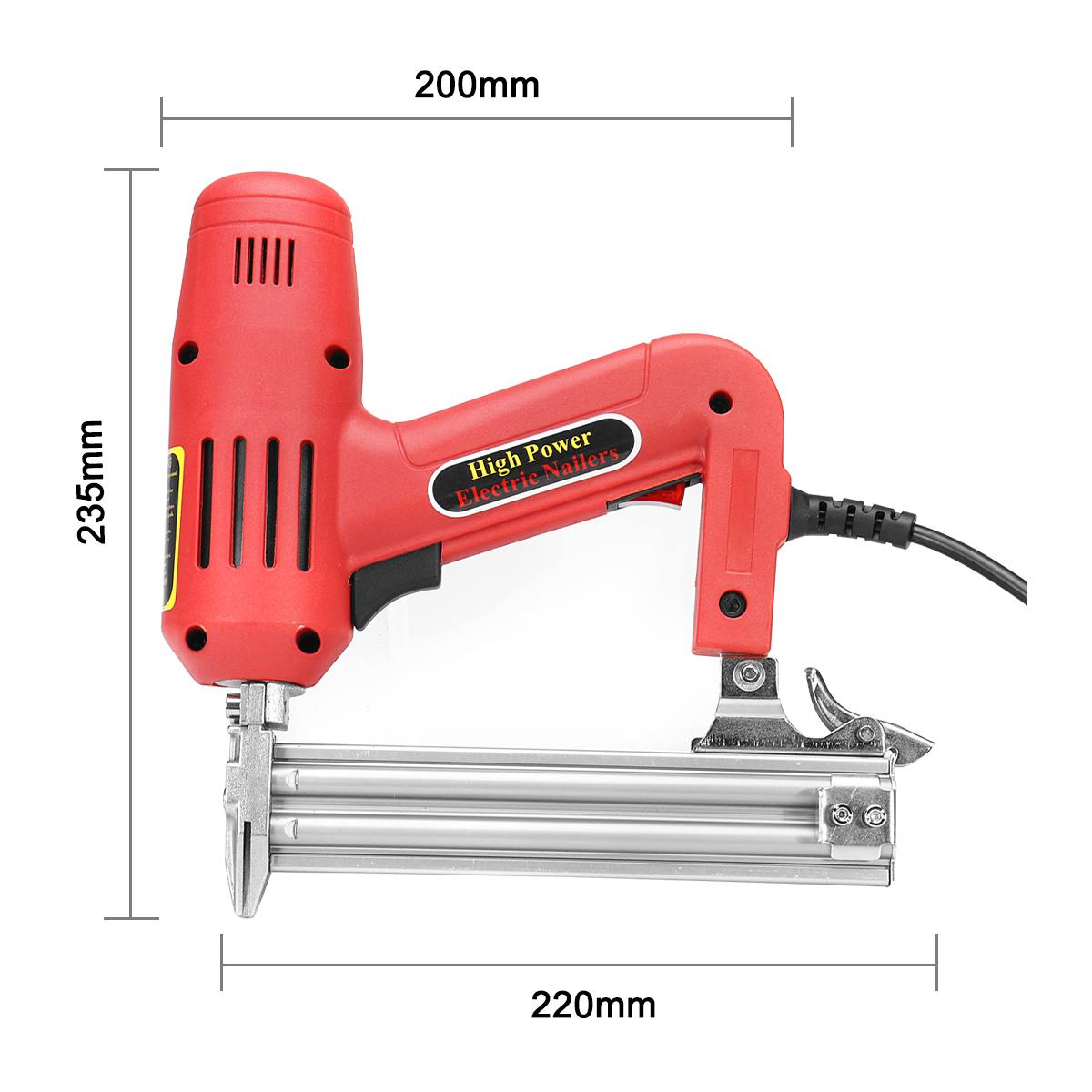 Electric Straight Finish Nailer 220V 1800W Portable Electric Nail Gun