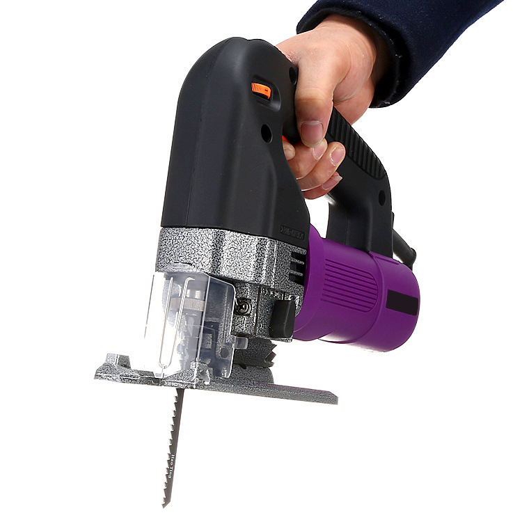 710W Jig Saw 6 Variable Speed Electric Saw with 10 PCS Blades, Metal Ruler, Allen Wrench