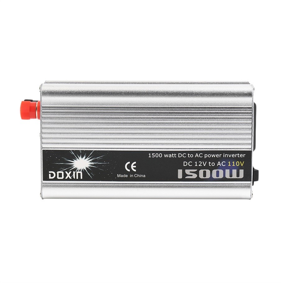 LOONFUNG  Auto Power Inverter DC 12V to AC 220V 1500W Car Converter