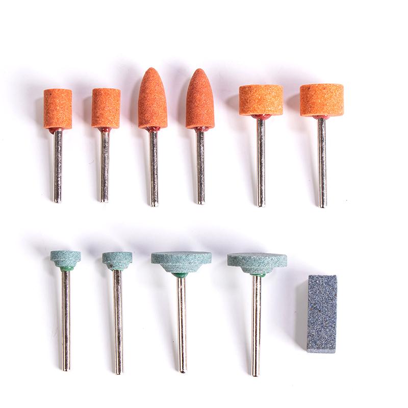 LOONFUNG  Abrasive Mounted Stone For Rotary Tools Grinding Stone Wheel 11PCS/SET