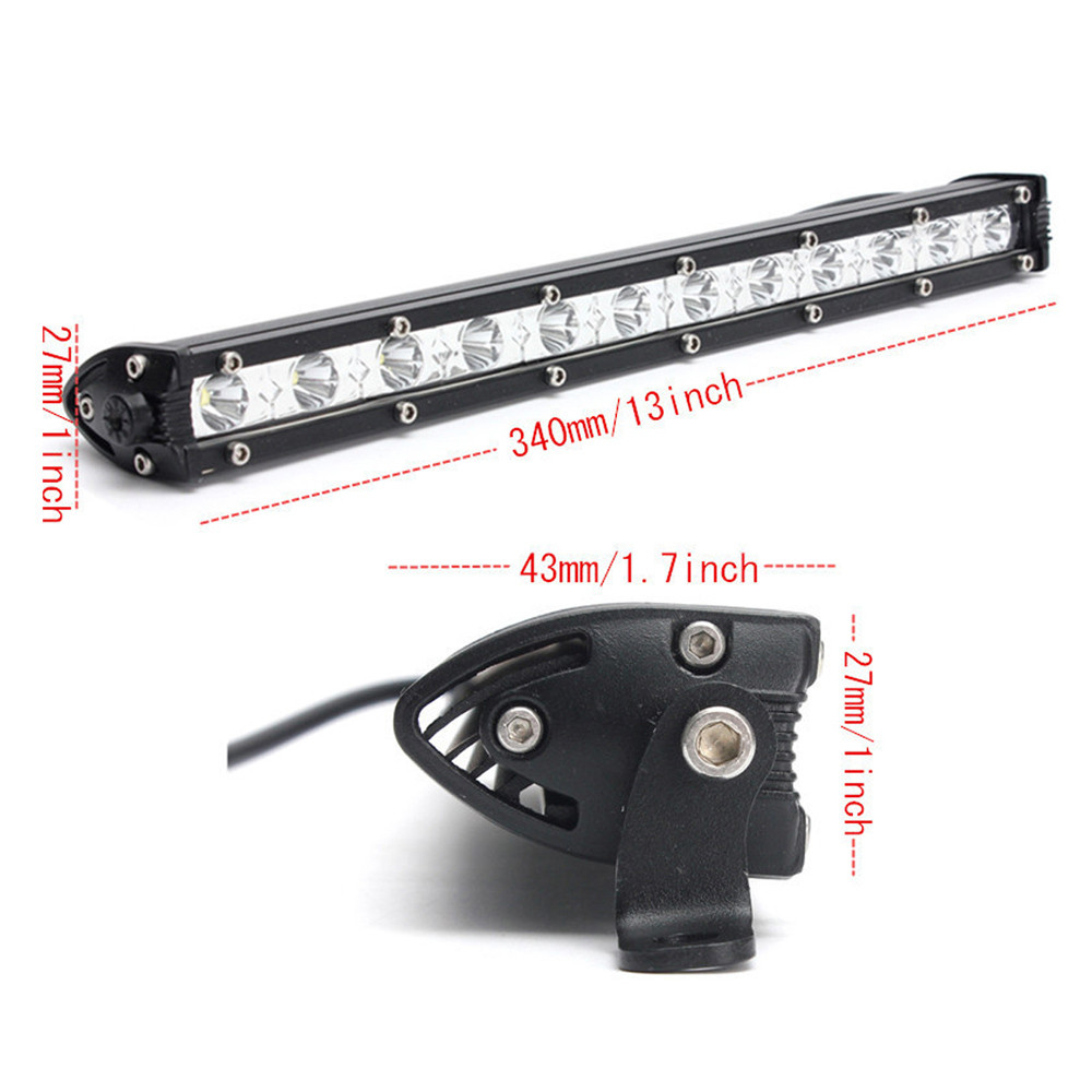 LOONFUNG 12V 36W  LED Light Bar Off Road Lights LED Fog Light for Car Truck Boat Lamp