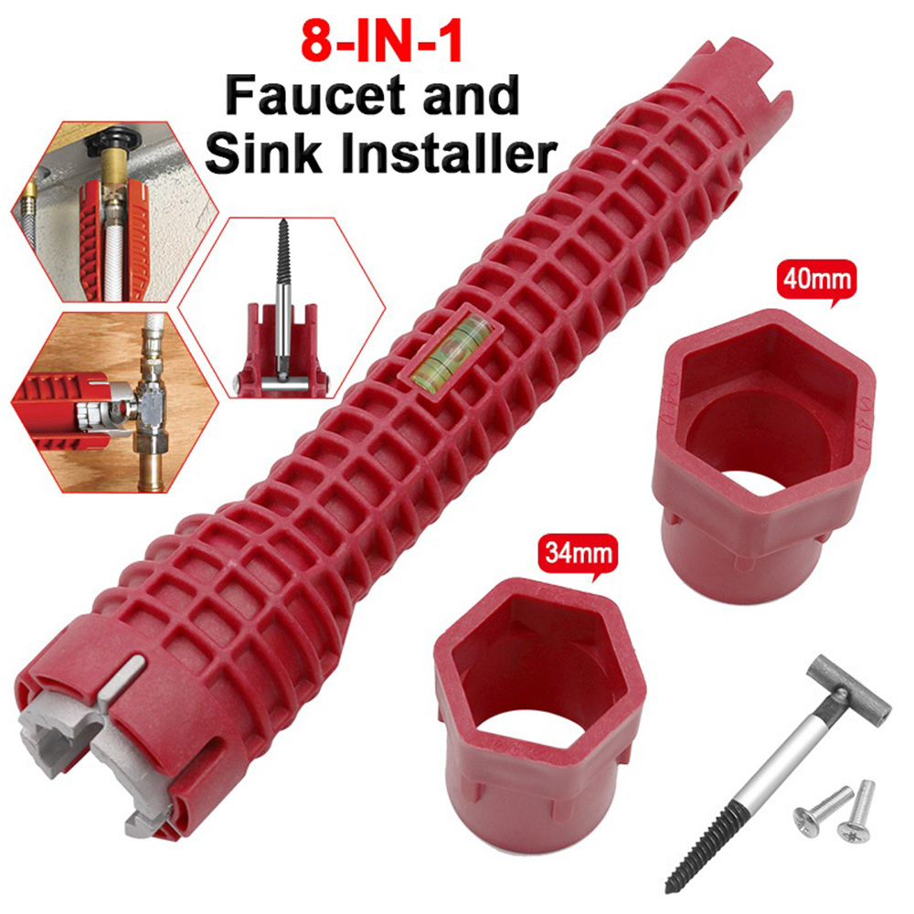 LOONFUNG Basin Wrench Plumbing Tool Pipe socket Faucet Sink Installer