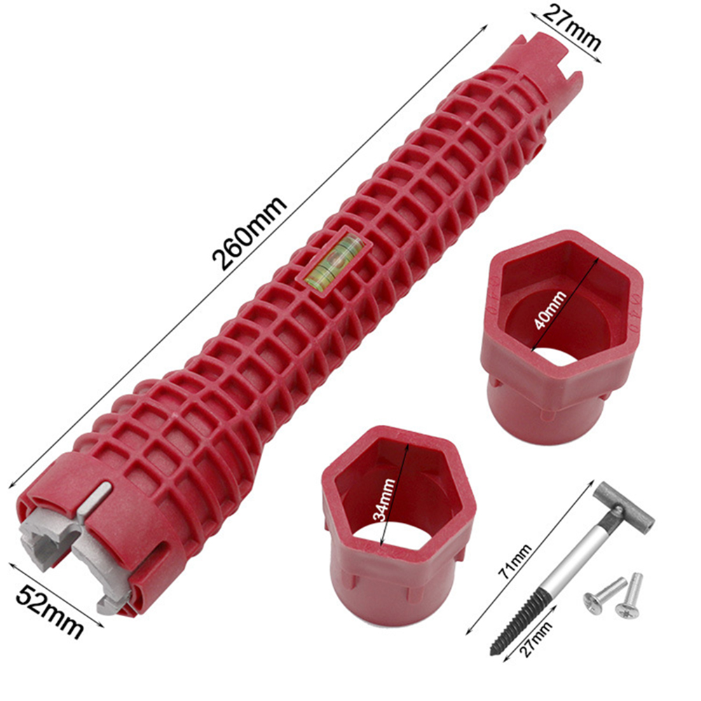 LOONFUNG Basin Wrench Plumbing Tool Pipe socket Faucet Sink Installer