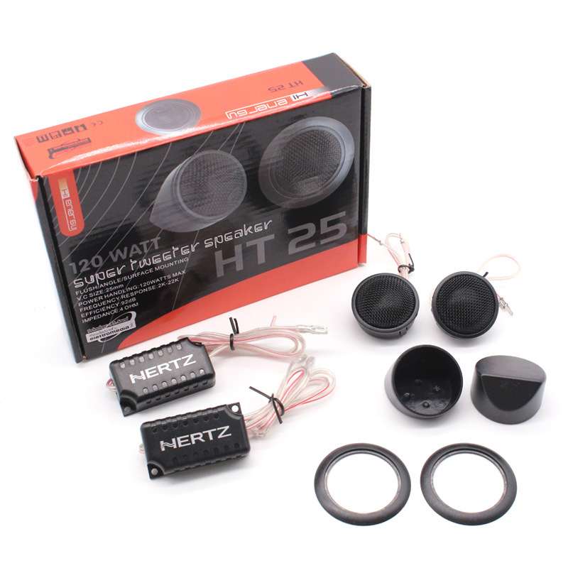 Car Tweeters 120W | Premium Super Tweeter Speakers Set | 1 Inch Dome Tweeters with Crossover | Car Audio System Upgrade Kenya