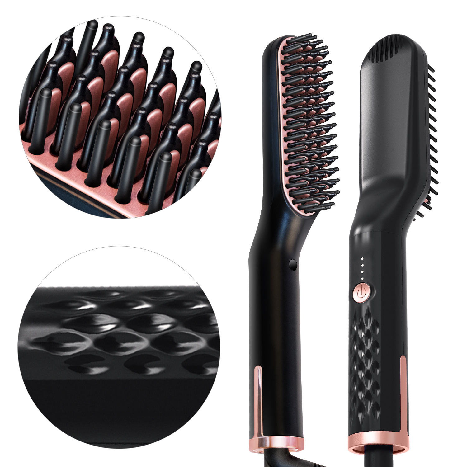 Fashion Men Quick Beard Straightener Hair Comb Electric Hair Styler for Women Hair Tools