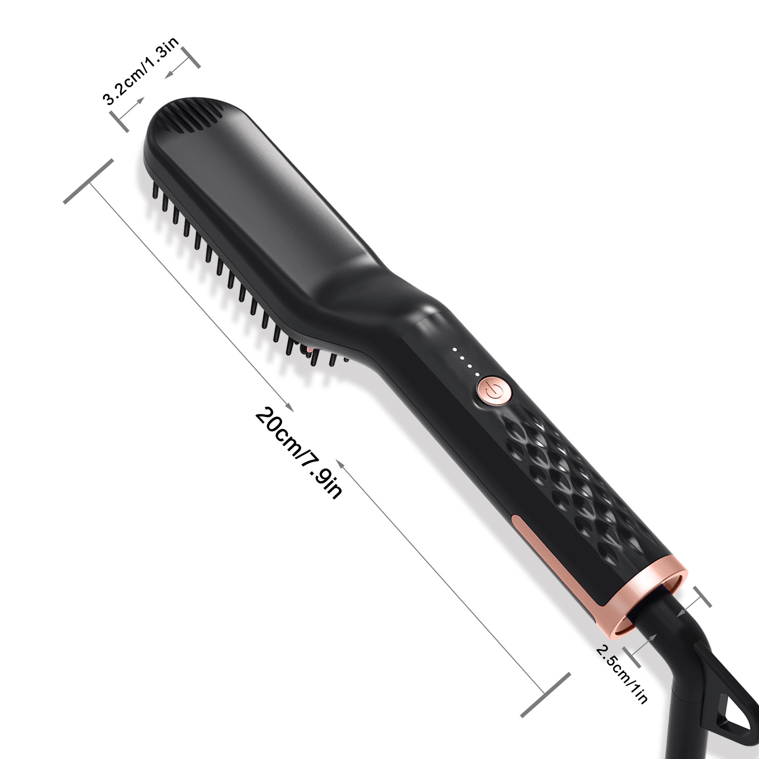 Fashion Men Quick Beard Straightener Hair Comb Electric Hair Styler for Women Hair Tools
