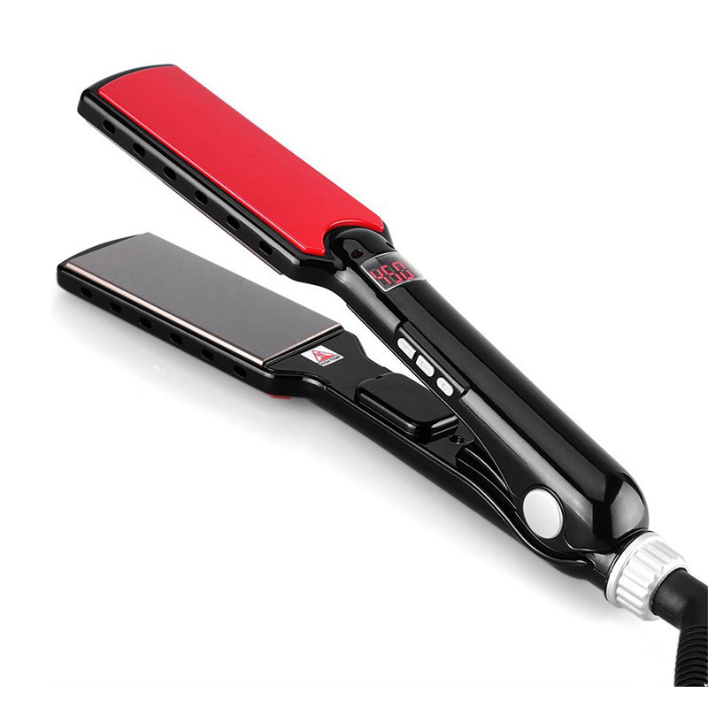 LOONFUNG Hair Straightener MCH Hair Iron Nano Ionic Flat Iron Curler