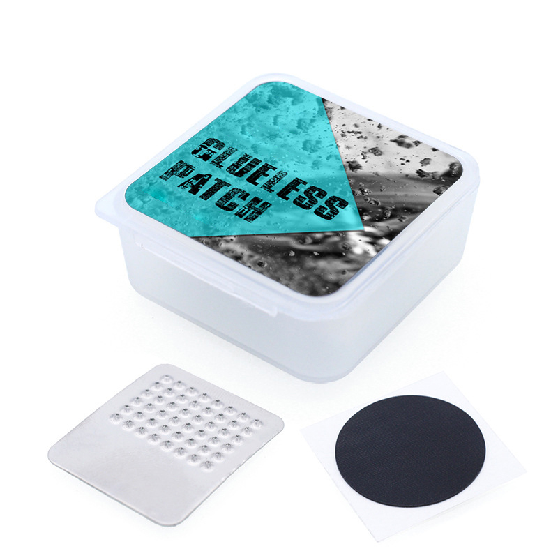 LOONFUNG Glueless Patch for Bike Tire Pre-Glued Patch Puncture Repair Kits