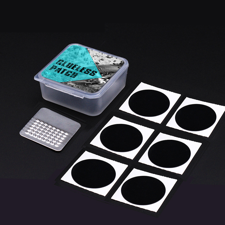 LOONFUNG Glueless Patch for Bike Tire Pre-Glued Patch Puncture Repair Kits