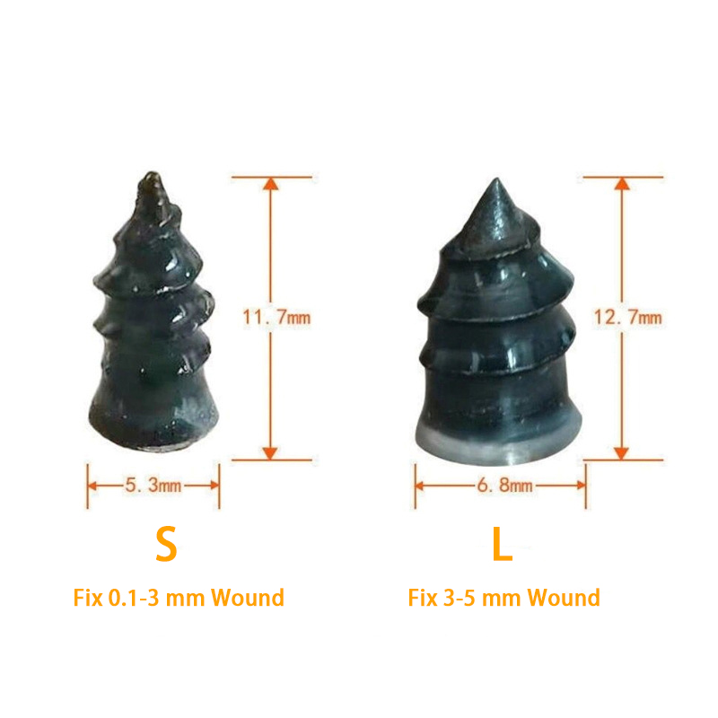 LOONFUNG Motorcycle Vacuum Tire Repair Nails Fast Repair Tool Tire Repair Nail 20pcs/Lot