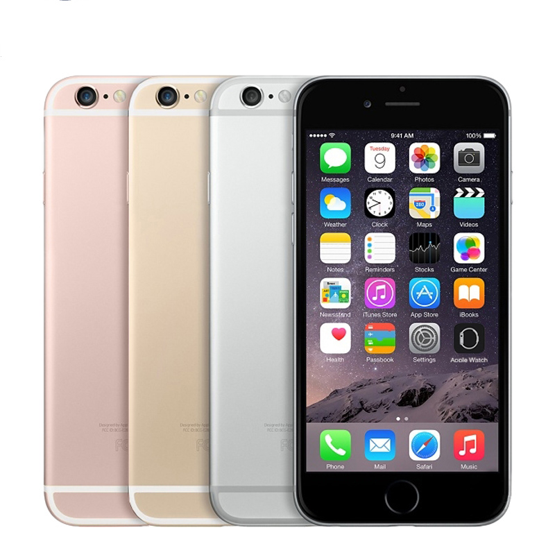 Refurbished phone iphone 6s 128GB + 2GB 12MP+5MP 4.7 inch apple with fingerprint iphone6s unlocked