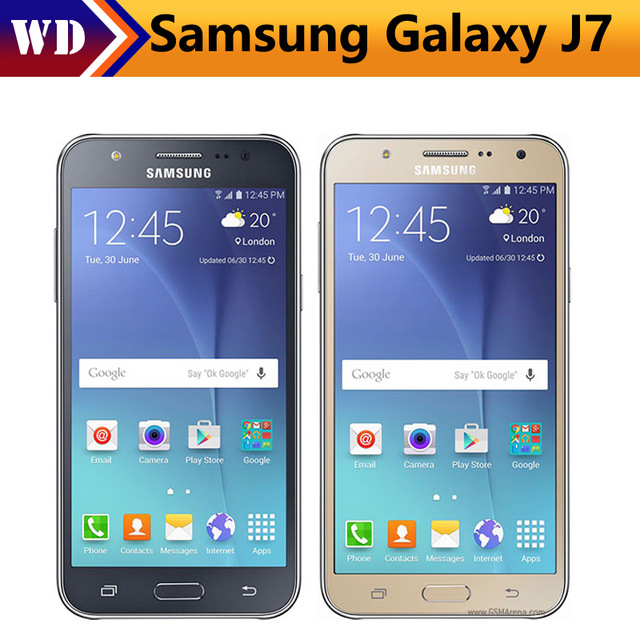 Refurbished Samsung Galaxy J7 j7 Smartphone 1.5GB RAM+16GB ROM 13mp+5mp 5.5&apos;&apos; screen NFC