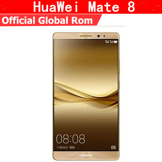 Refurbished Global Firmware Huawei Mate 8 3+32GB/4+64GB -6&apos;&apos;Inch Dual SIM Smartphone Huawei Mate8