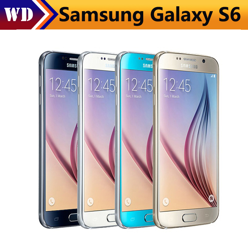 Refurbished Samsung Galaxy S6 Smartphone 3GB RAM 32GB ROM 4G LTE 16MP 5.1&quot; SAMSUNG Single sim