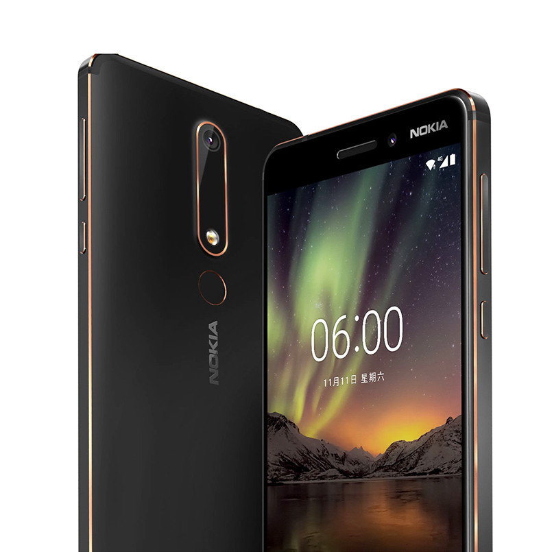 Refurbished Nokia 6 Second generation 4GB+32GB/64GB Mobile phone 5.5&apos;&apos; 16.0MP+8mp 3000mAh Smartphone